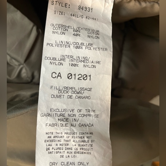 Vintage Canada Goose Jacket - Picture 4 of 8